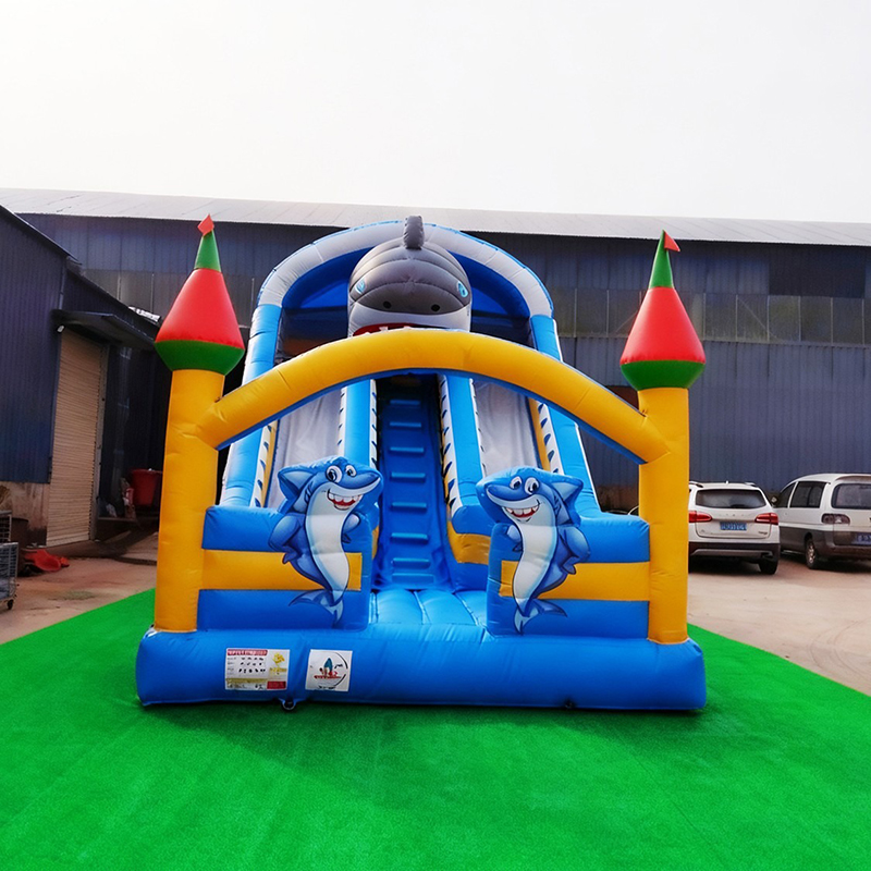 レンタル可能な小型インフレータブル滑り台、屋外用厚手PVC製 - Kids Outdoor Inflatable のレビューと価格