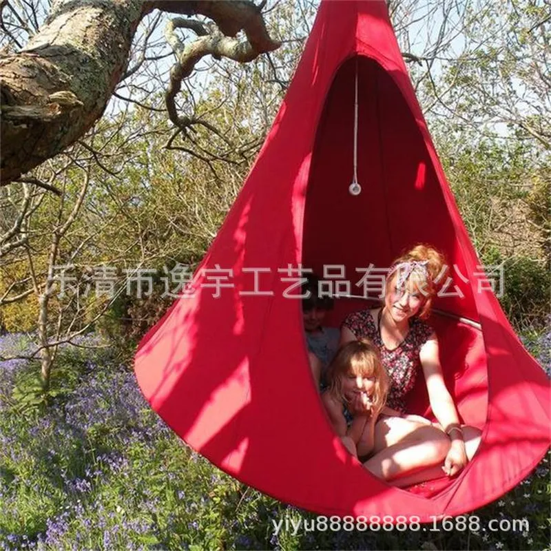 屋外用ツリーテントハンモックハンギングチェア、バルコニーレジ - Kids Outdoor Hanging Chair のレビューと価格